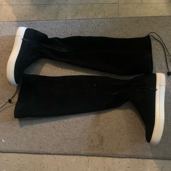 J/Slides Women’s Petra Over the Knee Suede Sneaker Boots - Picture 2 of 14